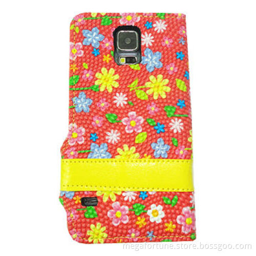 Flip PU Leather Cover for Galaxy S5/9600, OEM and ODM Orders are Welcome